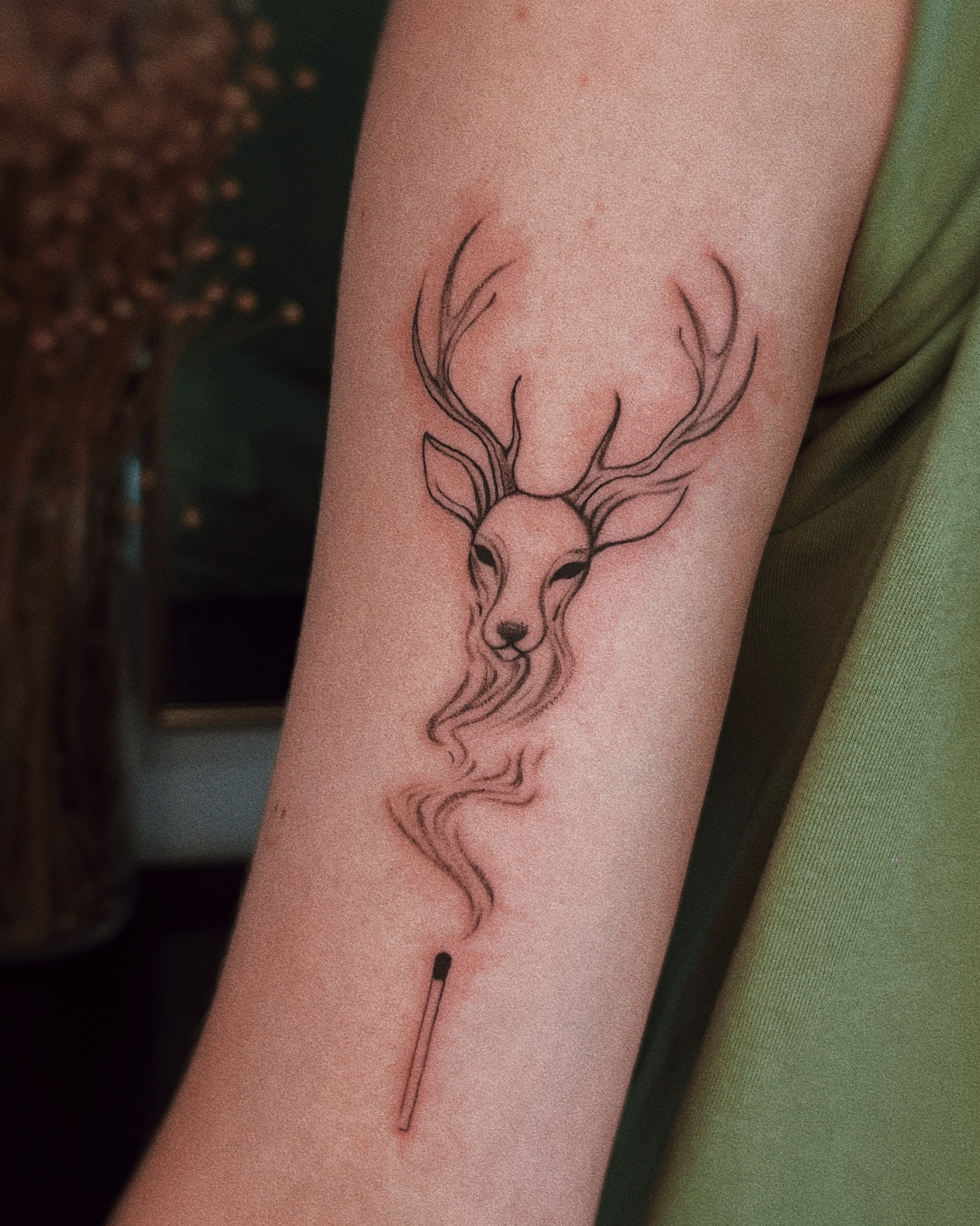 Tatuaż fine line — realizacja nr 14