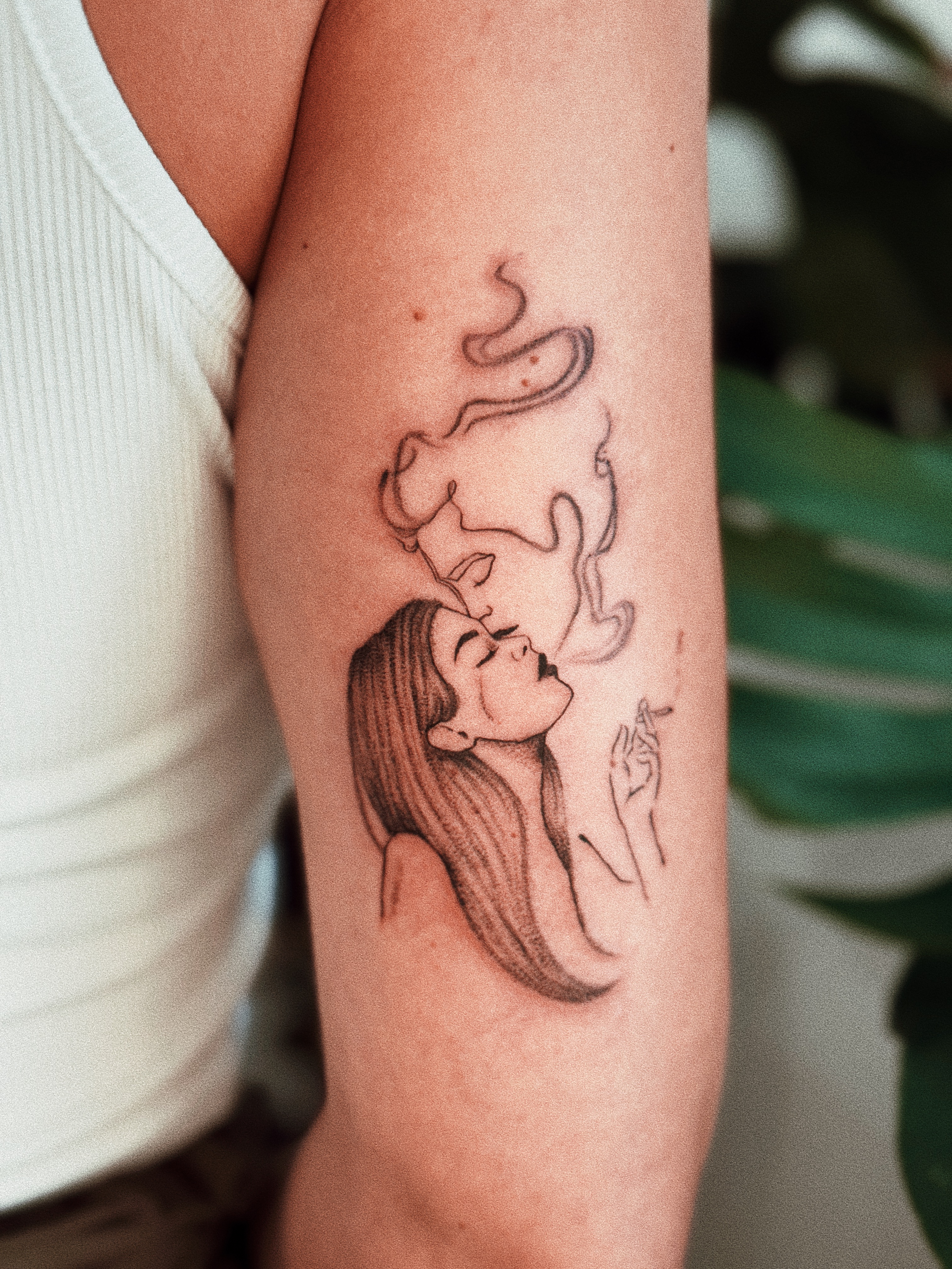 Tatuaż fine line — realizacja nr 9